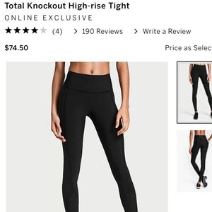 Victoria’s Secret total knockout leggings